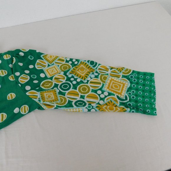 R&B Collections Women Green Yellow Tunic Blouse Shirt Top Plus Size 1X New Tags - Picture 10 of 12